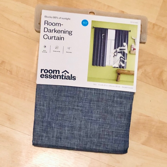 New Room Essentials 63” Room Darkening Curtain